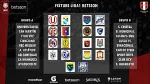 ¡Así quedaron los grupos y el fixture de la Liga 1 Betsson 2021!